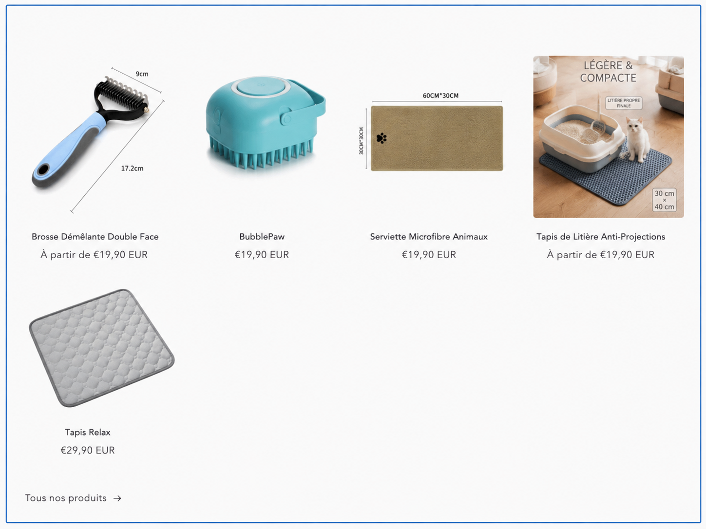 Tous nos produits